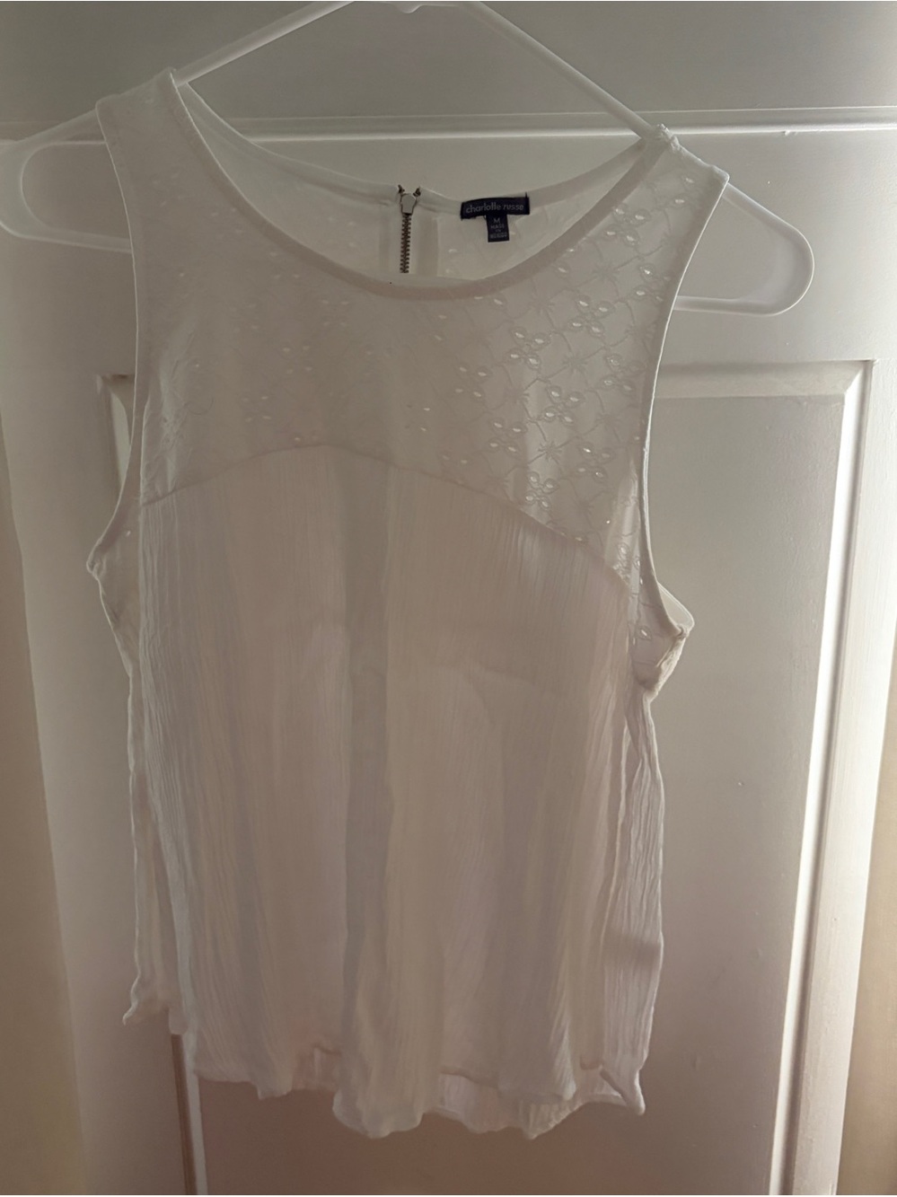 Charlotte Russe White Blouse Size M